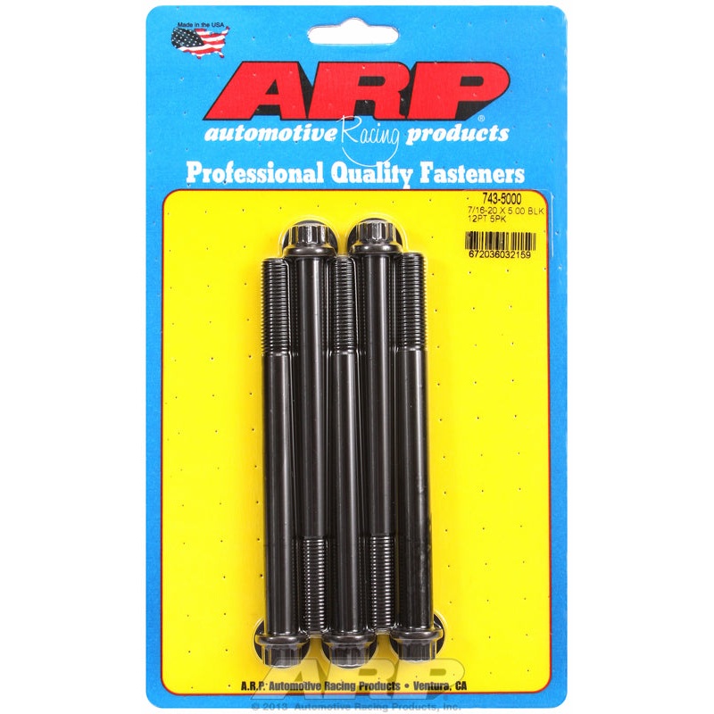 12PT BOLTS 7/16 UNF x 5.00 ARP fasteners