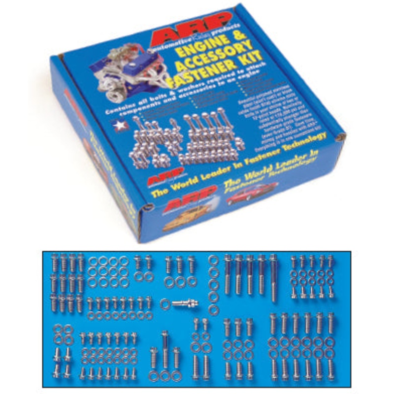 ARP fasteners Engine Accessory Bolt Kit, 12-Point Head S/S AR554-9504