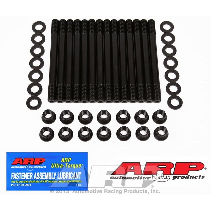 ARP fasteners Head Stud Kit, 12pt Nut, Black Oxide AR252-4302