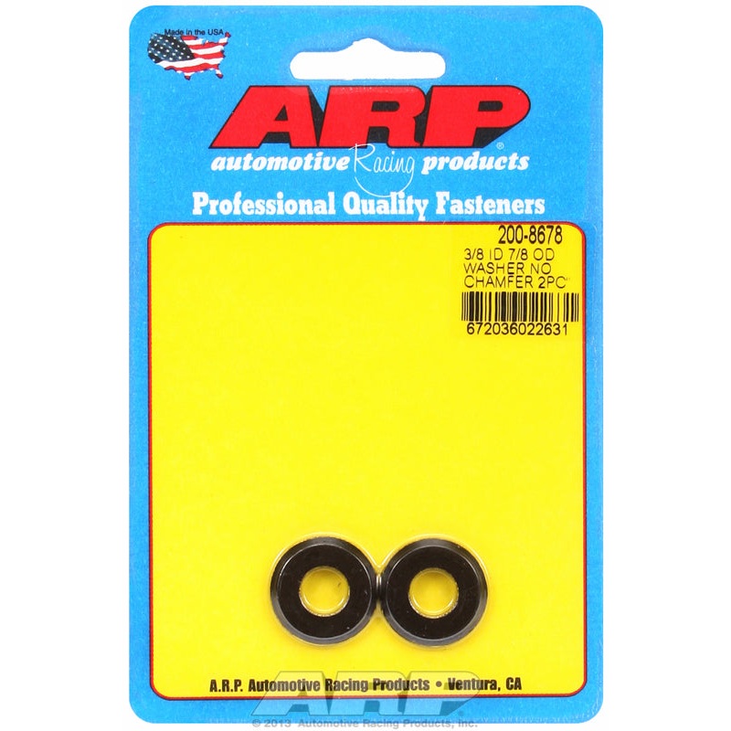 3/8 ID WASHERS, NO CHAMFER ARP fasteners